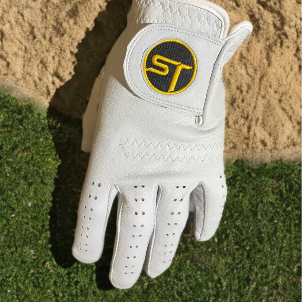 White Golf Glove